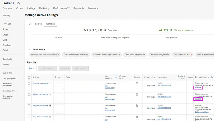 eBay Promoted Listings（专题）