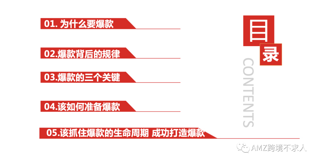 PPT：亚马逊单品爆款打造流程