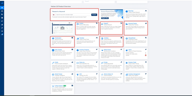 手把手教你快速掌握Helium10（精品运营）