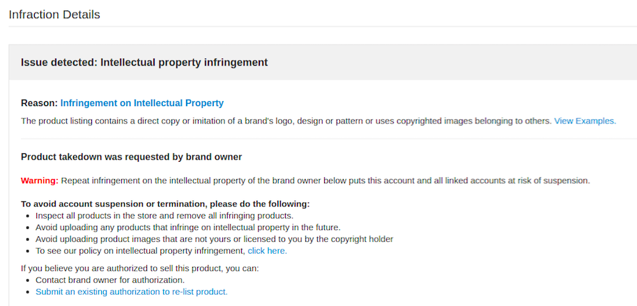 wish常见封店类型及解决办法