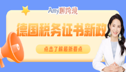 Amy聊跨境：德国税务证书新规以及欧盟税法近期常见卖家问题