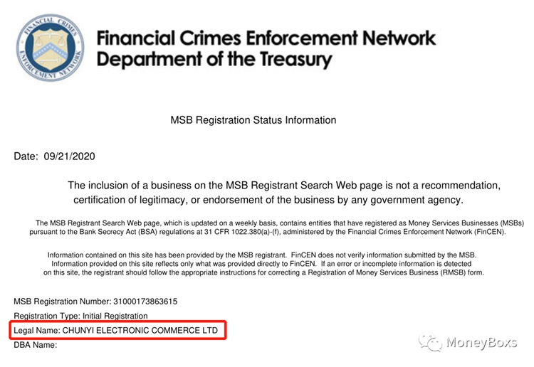 MoneyBoxs获得美国MSB牌照，正式走向国际市场