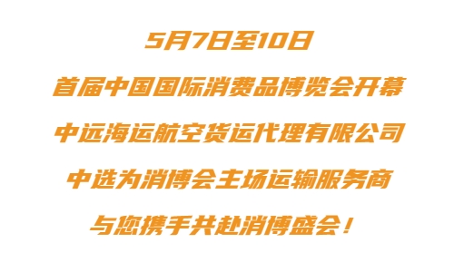 中远e环球邀您共赴海南消博盛会！