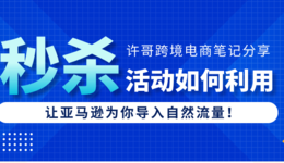 如何利用秒杀活动，让亚马逊为你导入自然流量？【亚马逊广告系列】