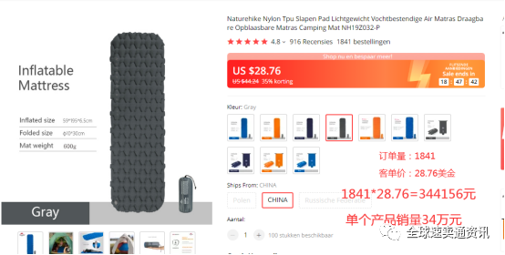 速卖通运动娱乐行业市场分析&热销潜力产品推荐