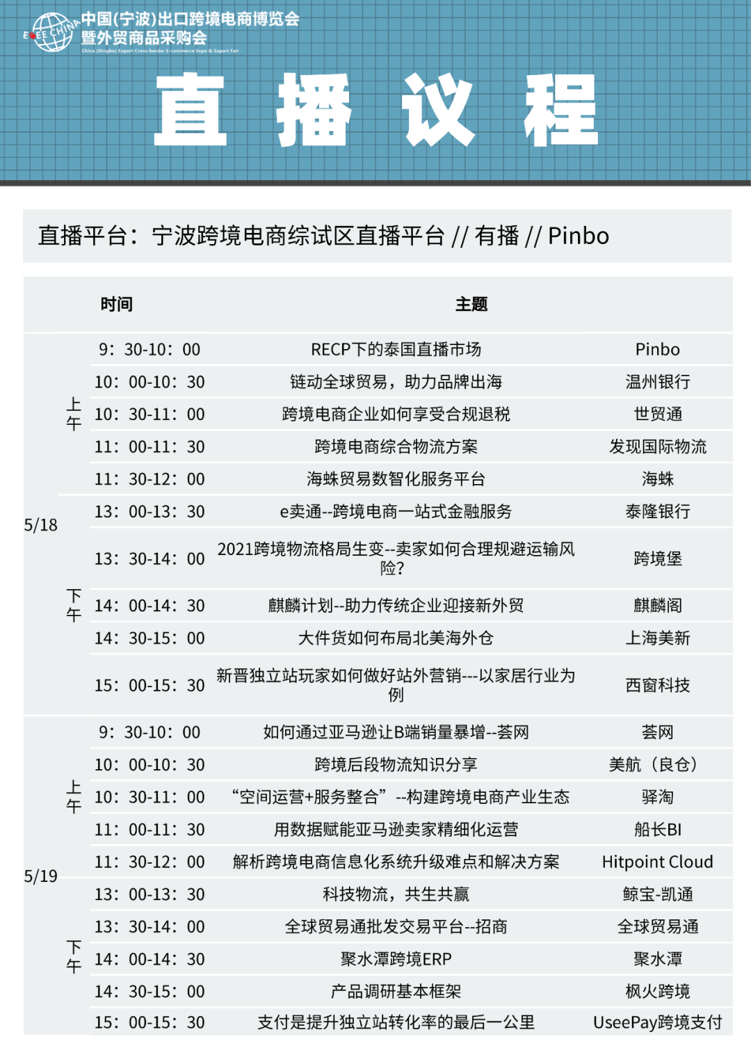 大卖被封、行业震荡，出路在哪？中国（宁波）出口跨境电商博览会重磅开启