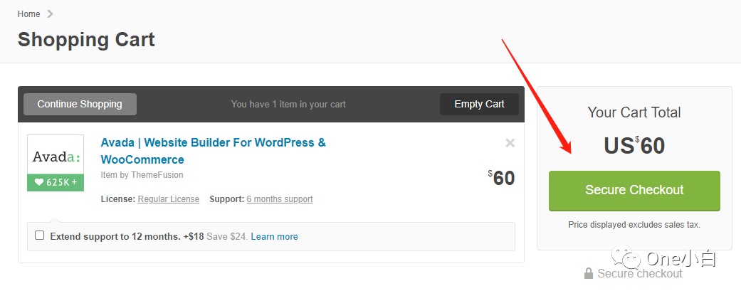 如何在Themeforest上购买最受欢迎的Wordpress主题---Avada？