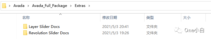 一个完整的Avada主题文件包都包含哪些内容?