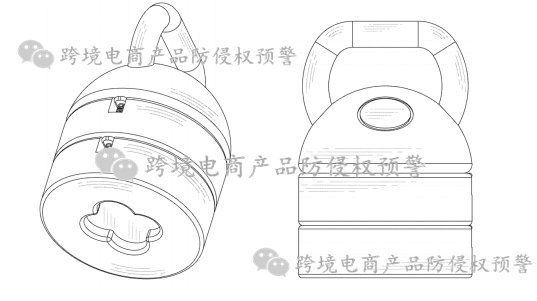 新款【组装式壶铃】在美亚站的防侵权预警283