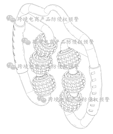 热销产品【筋膜滚轴】在美亚站上的防侵权预警295