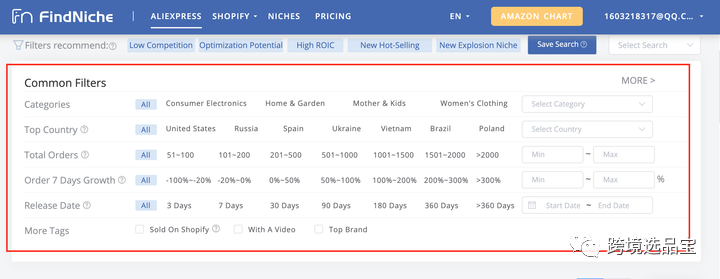 选品工具WinningDSer与Findniche 对比