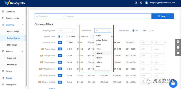选品工具WinningDSer与Findniche 对比