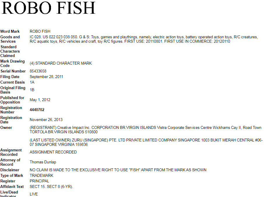 机器鱼 Robo Fish时隔两年又被代理！