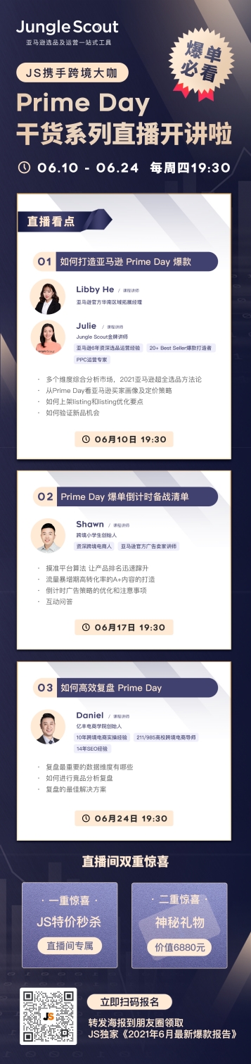 Prime Day倒計(jì)時(shí)！Listing、廣告、促銷活動(dòng)優(yōu)化全攻略！