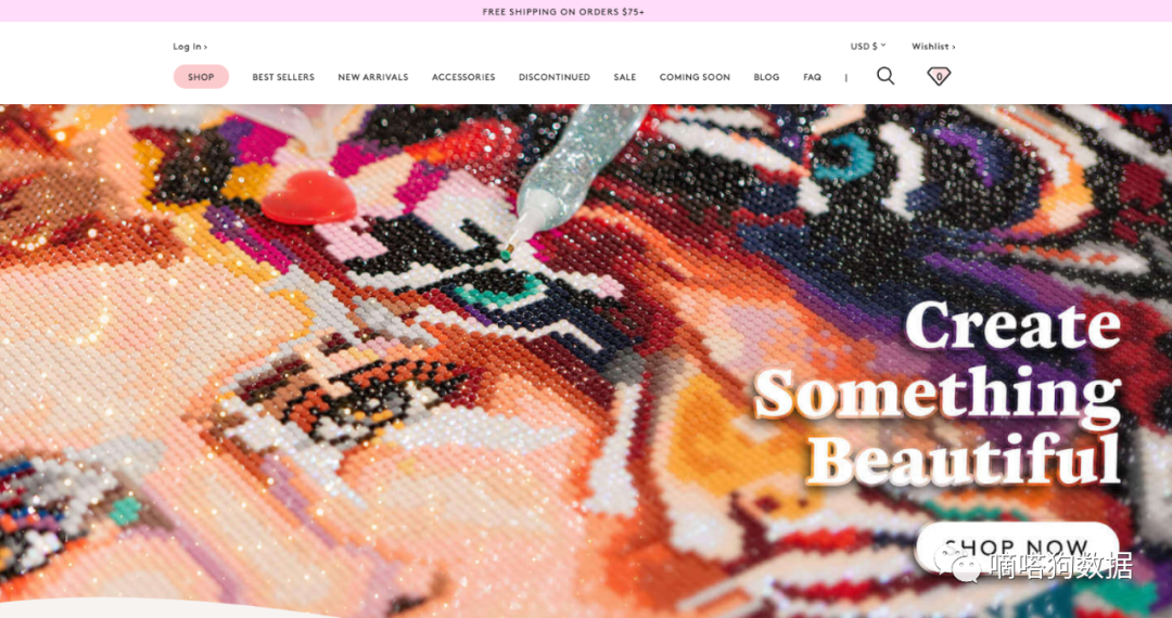 17亿播放！TikTok“钻石画”成为独立站爆款商品！