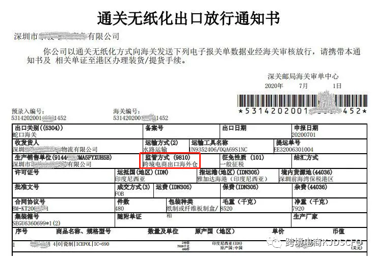 6种适用跨境电商出口退税的报关监管模式