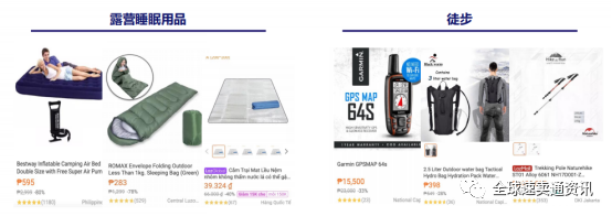 疫情加剧线上需求暴涨，解读东南亚Lazada&Shopee运动户外需求品类