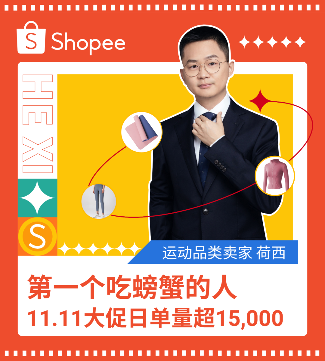 第一个吃螃蟹的人! 早早入海Shopee的他日出15,000单