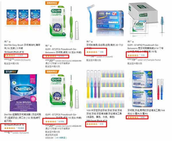 亚马逊新型护牙工具--牙间刷！在美国站的侵权风险评估！