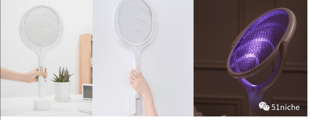 90度旋转无死角新型灭蚊拍-凭可视性差异化，或将成为灭蚊拍王者