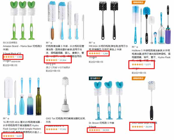 亚马逊爆款婴儿用品--奶瓶刷！在美国站的侵权风险评估！