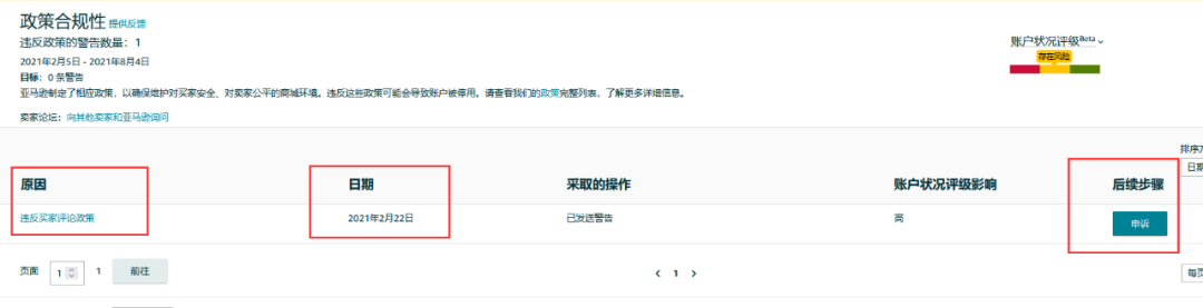 亚马逊后台出现申述按钮，这是对卖家的一个福利吗？