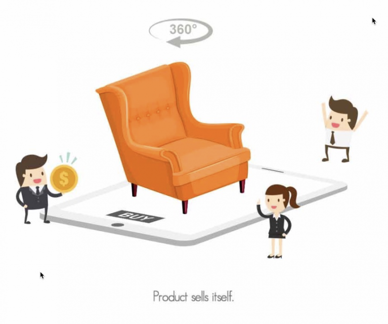 独立站店铺360°全景产品主图，让产品360°动起来！