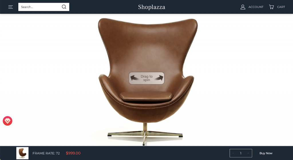 独立站店铺360°全景产品主图，让产品360°动起来！