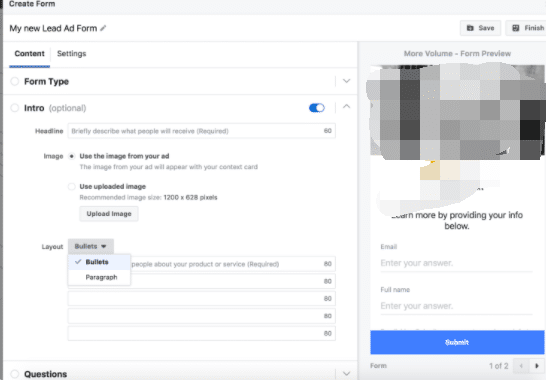 Facebook線索表單廣告設(shè)置投放全指南