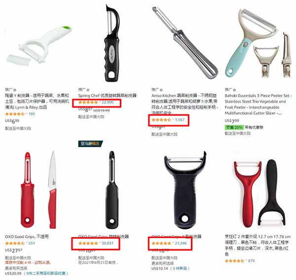 亚马逊爆款厨具--削皮器！在美国站的侵权风险评估！