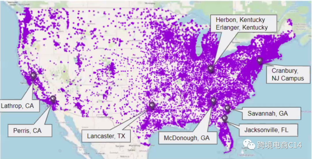 wayfair买家分布图（海外仓布局必看）、CastleGate价目表
